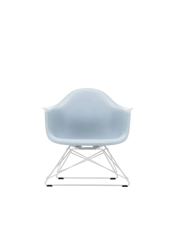 Eames Plastic Armchair LAR, hvidlakeret fra Vitra