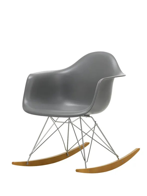 Eames Plastic Armchair RAR, gyngestol fra Vitra