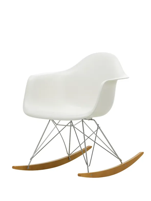 Eames Plastic Armchair RAR, gyngestol fra Vitra