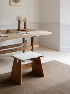 Echo Yano gulvtæppe, Olive Brown fra Linie Design