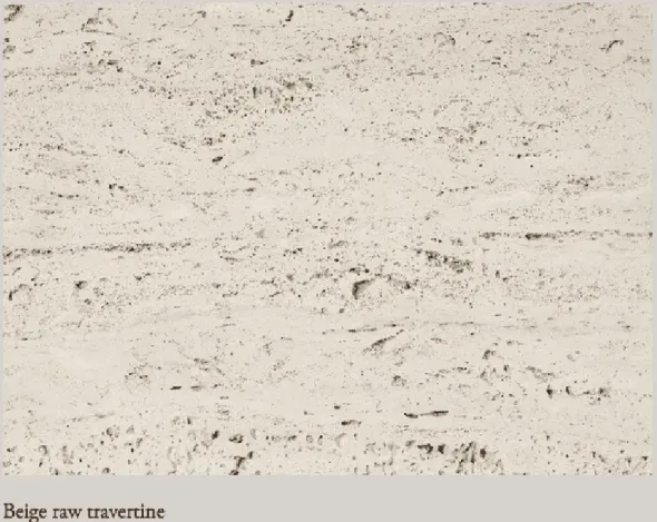Equi bogstøtte, Travertine fra New Mags