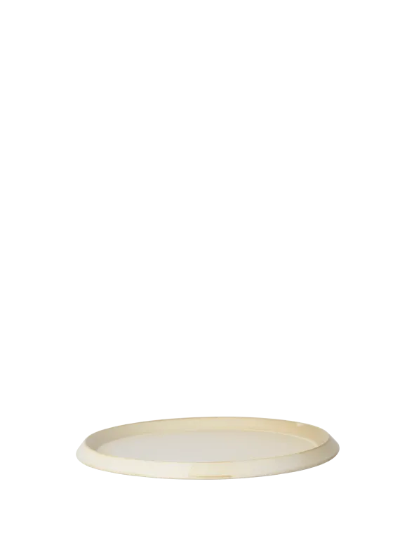 Erena Dinner Plate Ø29 Cream, middagstallerken fra Ferm Living