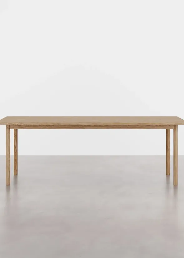ESSENTIAL OAK spisebord 220x90 cm egetræsfinér, fra WB Manufaktur