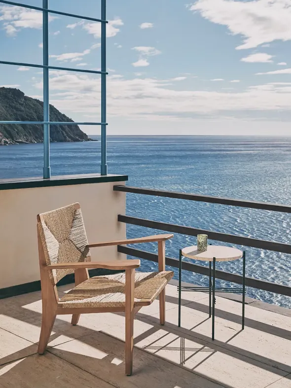 F-Chair Outdoor Loungestol fra GUBI