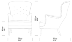 FH419 Heritage Chair af Frits Henningsen