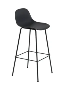 Fiber Barstool tube w. back fra Muuto