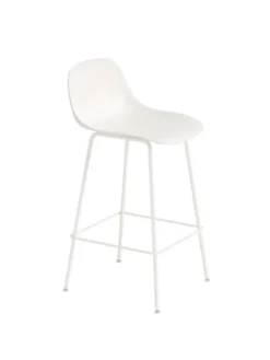 Fiber Barstool tube w. back fra Muuto