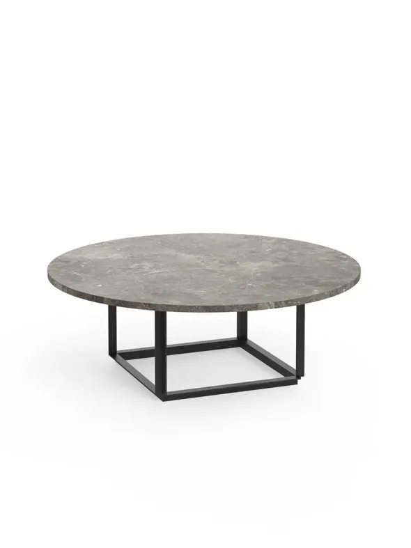 Florence sofabord Ø90, Gris Du Marais fra New Works