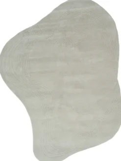 Fluid Arc gulvtæppe, Chalk fra Linie Design