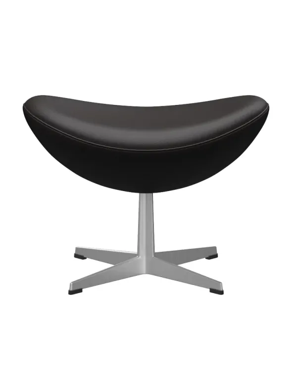 3127 Fodskammel til Ægget af Arne Jacobsen læder