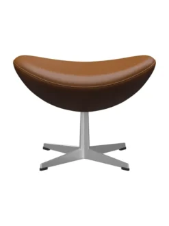3127 Fodskammel til Ægget af Arne Jacobsen læder