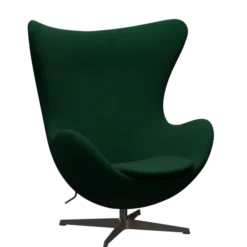 3316 Ægget loungestol, stel i brown bronze af Arne Jacobsen