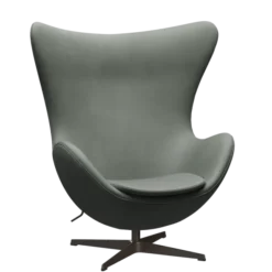 3316 Ægget loungestol, stel i brown bronze af Arne Jacobsen