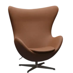 3316 Ægget loungestol, stel i brown bronze af Arne Jacobsen