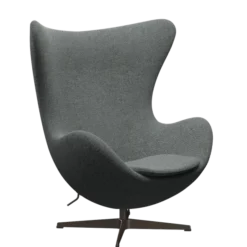 3316 Ægget loungestol, stel i brown bronze af Arne Jacobsen