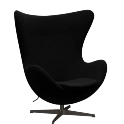 3316 Ægget loungestol, stel i brown bronze af Arne Jacobsen