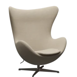 3316 Ægget loungestol, stel i brown bronze af Arne Jacobsen