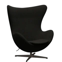 3316 Ægget loungestol, stel i brown bronze af Arne Jacobsen