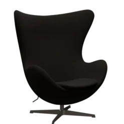 3316 Ægget loungestol, stel i brown bronze af Arne Jacobsen