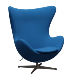 3316 Ægget loungestol, stel i brown bronze af Arne Jacobsen