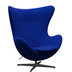 3316 Ægget loungestol, stel i brown bronze af Arne Jacobsen