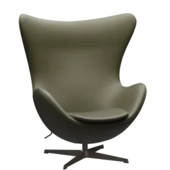 3316 Ægget loungestol, stel i brown bronze af Arne Jacobsen