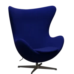 3316 Ægget loungestol, stel i brown bronze af Arne Jacobsen