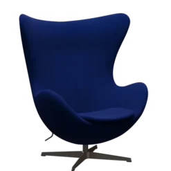 3316 Ægget loungestol, stel i brown bronze af Arne Jacobsen