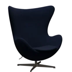 3316 Ægget loungestol, stel i brown bronze af Arne Jacobsen