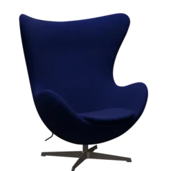 3316 Ægget loungestol, stel i brown bronze af Arne Jacobsen
