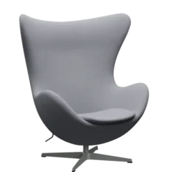 3316 Ægget loungestol, stel i silver grey af Arne Jacobsen