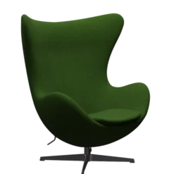 3316 Ægget loungestol, stel i sort af Arne Jacobsen