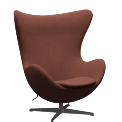 3316 Ægget loungestol, stel i warm graphite af Arne Jacobsen