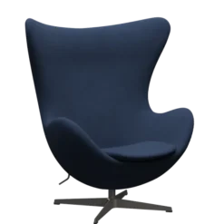 3316 Ægget loungestol, stel i warm graphite af Arne Jacobsen