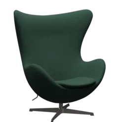 3316 Ægget loungestol, stel i warm graphite af Arne Jacobsen