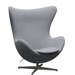 3316 Ægget loungestol, stel i warm graphite af Arne Jacobsen