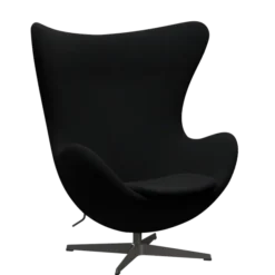 3316 Ægget loungestol, stel i warm graphite af Arne Jacobsen
