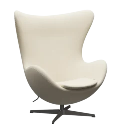 3316 Ægget loungestol, stel i warm graphite af Arne Jacobsen