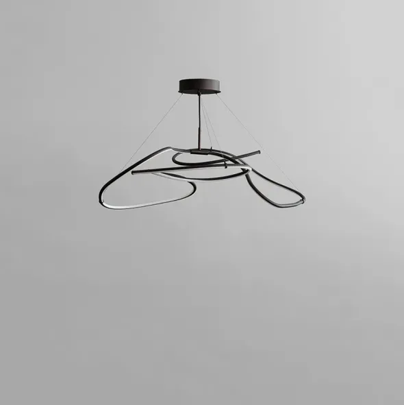 Ghost Chandelier, Mini, Burned Black fra 101 Copenhagen