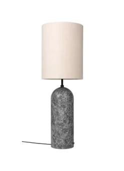 Gravity High XL Gulvlampe, canvas skærm fra GUBI