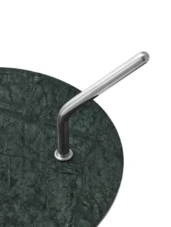 Halten SH9 Sidebord, polished steel & marble fra &Tradition
