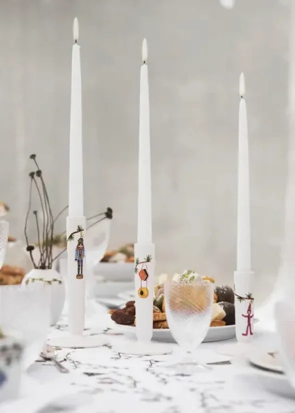 Hammershøi Christmas Lysestage H16 cm fra Kähler