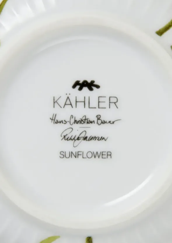 Hammershøi Summer skål Ø12 cm, solsikke fra Kähler