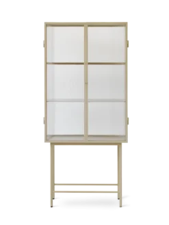 Haze vitrineskab, reeded glass fra Ferm Living