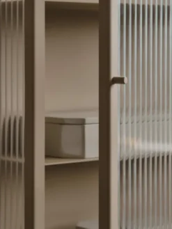 Haze Wall Cabinet, reeded glass 35x100 fra Ferm Living