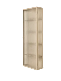 Haze Wall Cabinet, reeded glass 35x100 fra Ferm Living