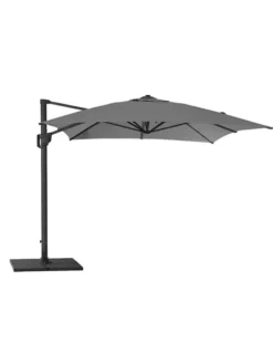 Hyde Luxe Parasol, 3x4 m inkl. fod fra Cane-line