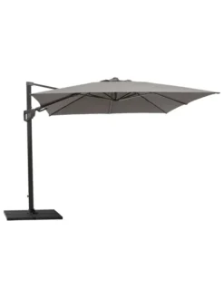 Hyde Luxe Parasol 3x3 m. med tilt inkl. fod fra Cane-line