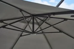 Hyde Luxe Parasol 3x3 m. med tilt inkl. fod fra Cane-line
