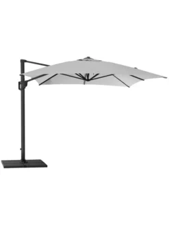 Hyde Luxe Parasol 3x3 m. med tilt inkl. fod fra Cane-line